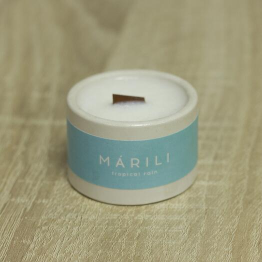 Marili / Tropical Rain / Аромасвеча / кокос, лайм, вербена / 30 мл