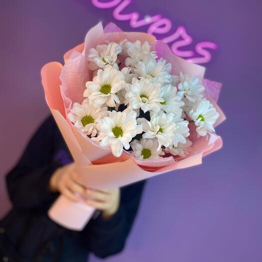 🔥Нежное послание🌸 букетик из хризантем ️