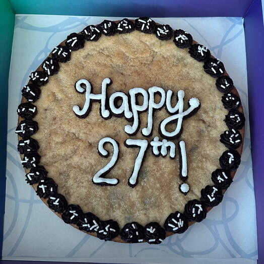 Happy 27th - Cookie cake