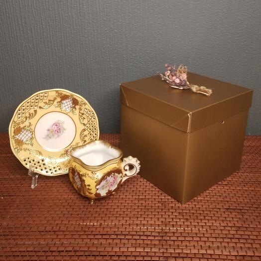 Чайная пара. Фарфор. Винтаж