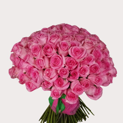 100 Pink Roses