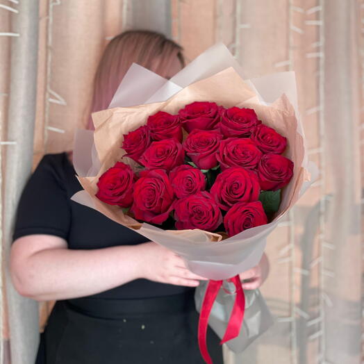 Букет «Любовь» из роз кении