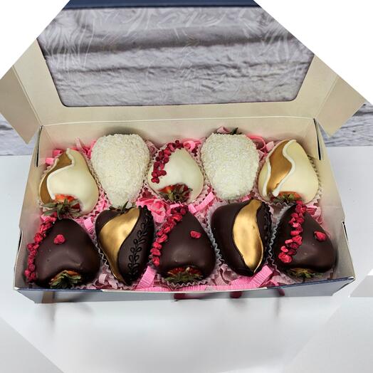 Набор из белого и тёмного шоколада арт. 4019