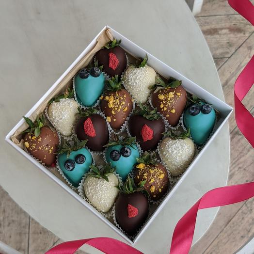 Fresa fresca surtidos chocolates 16 bayas