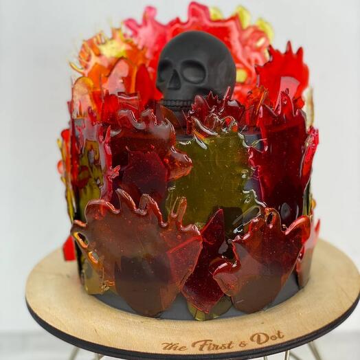 Cake for the "Skull" party