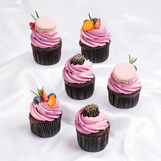 Choco Fruity Cupcake Medley