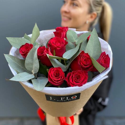 Rosas rojas 9pcs