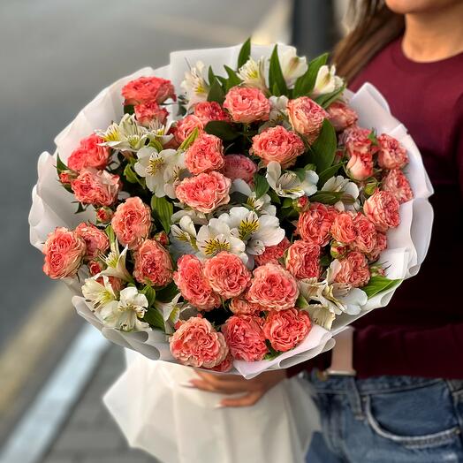 Spray Roses Bouquet N-035