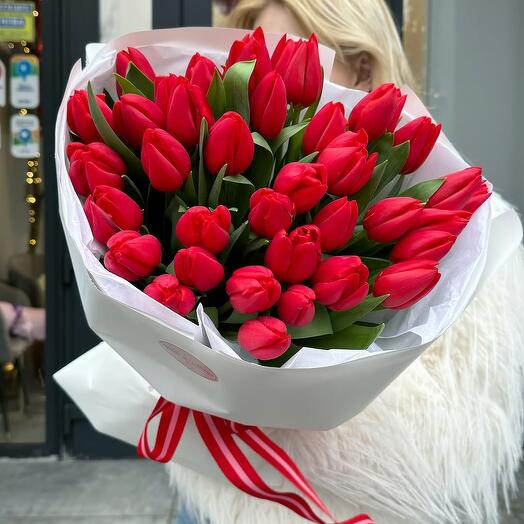 Красные тюльпаны35