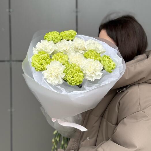 ББукет из диантусов Мятная карамель