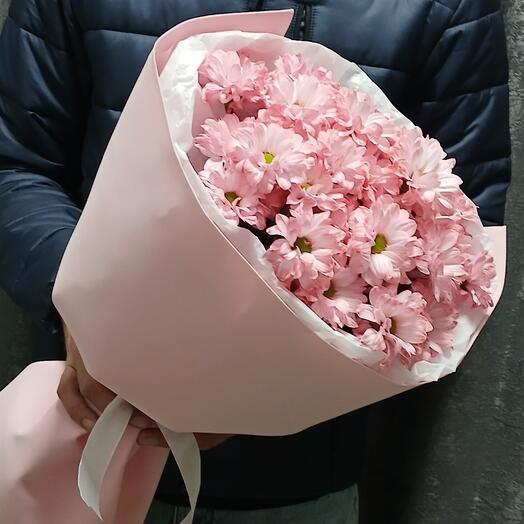 Авторский букет Хризантемки для Мамы