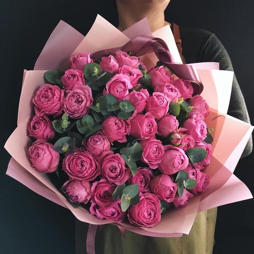 19 bush peony roses