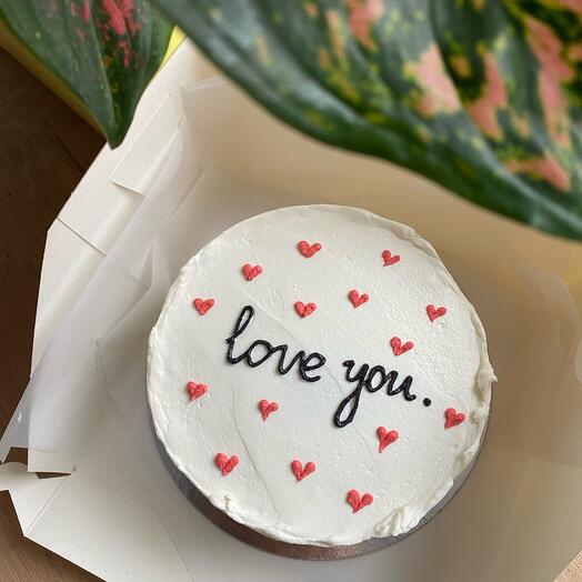 Бенто-торт Love you