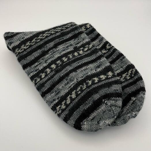 Knitted woolen socks for men, size 41