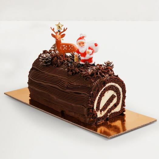 Christmas Log Cake