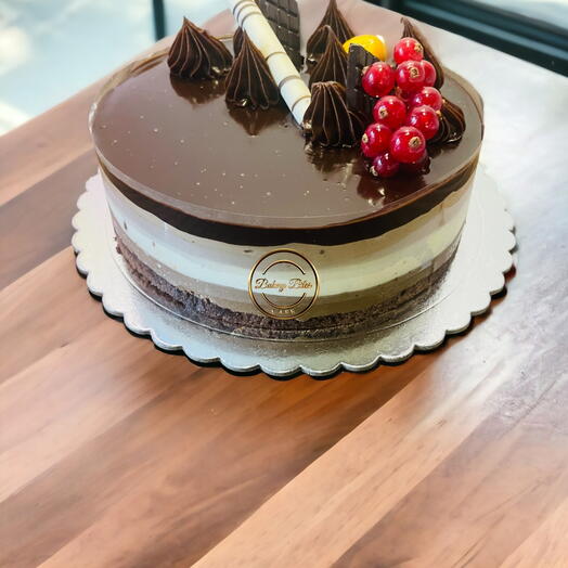 Triple chocolate cake
