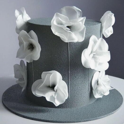 Торт  с  цветами