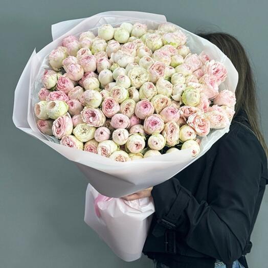 Букет из пионовидных кустовых Mansfield Park