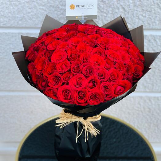 101pcs Red Roses Bouquet
