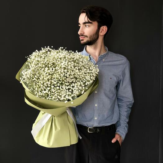 Букет White Gyp 11