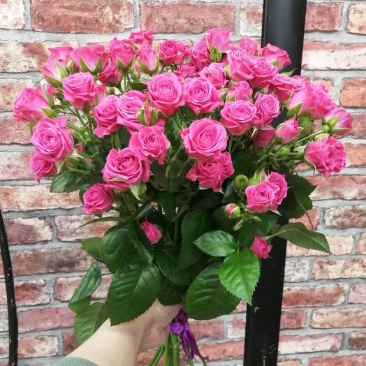 Кустовая роза Лавли Лидия 15 шт