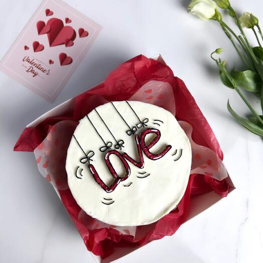 Бенто-торт Love ягодный