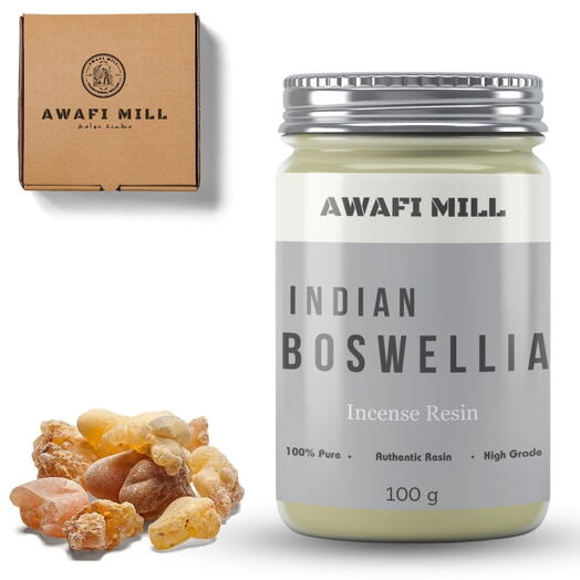 AWAFI MILL Indian Frankincense | Boswellia Serrata - Bottle of 100 Gram