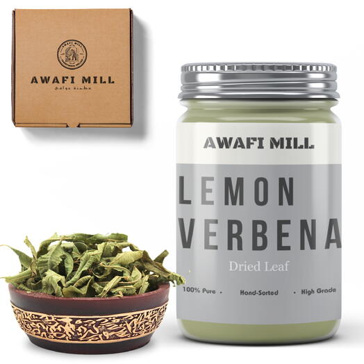AWAFI MILL Vervain Leaves | Dried Greek Lemon Verbena - Bottle of 100 Gram