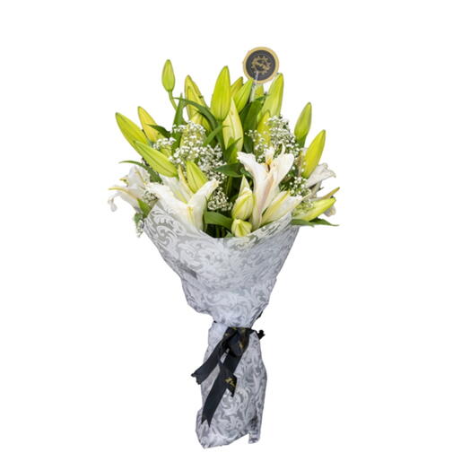 White lily bouquet