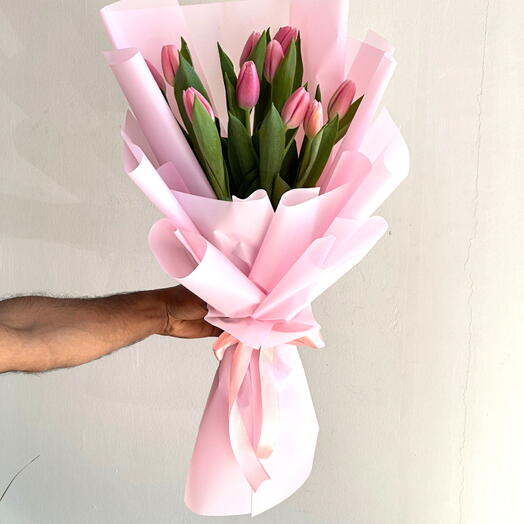 12 Pink Tulip