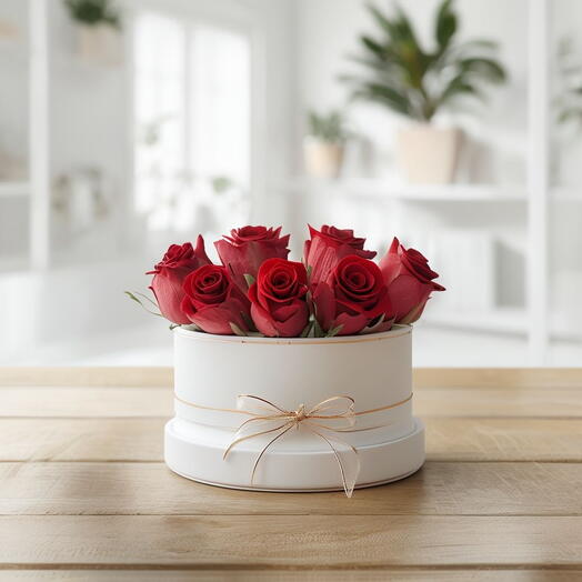 Valentines Day Red Roses Small Box