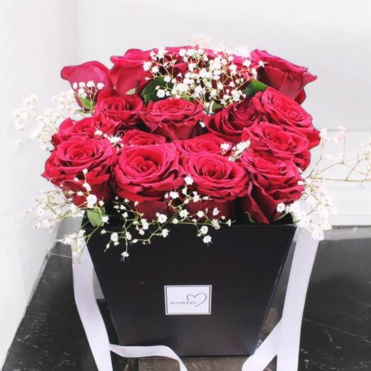 Love Birds Rose Bucket