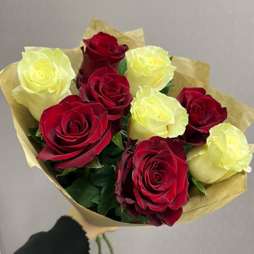 9 микс красно-белый