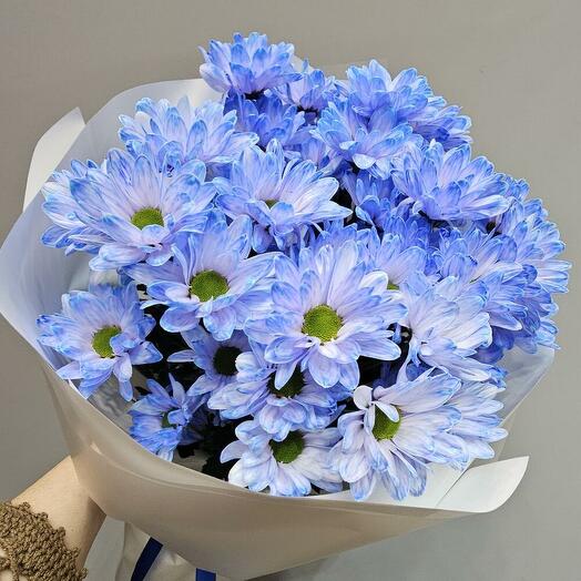 ~51 небесно-голубая ромашка