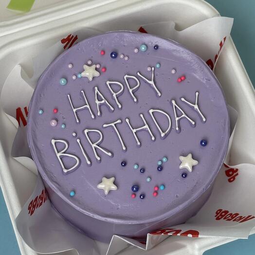 Торт Бенто (мини) «Happy Birthday v4»