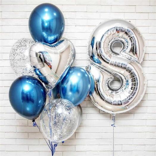 Набор шаров 8 лет