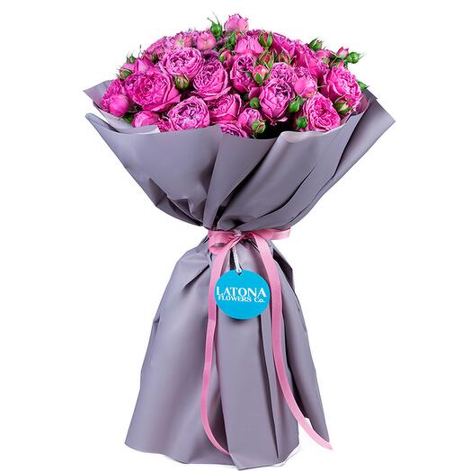 Bouquet TANYA with bush peony roses