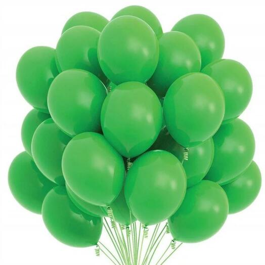 25 Green Colour Helium balloon