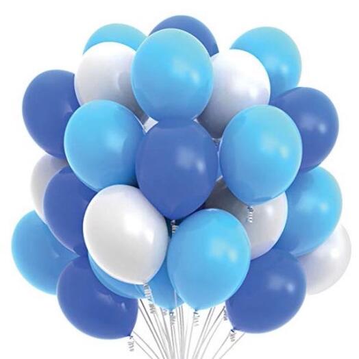 25 Mixed Colour Helium Balloons