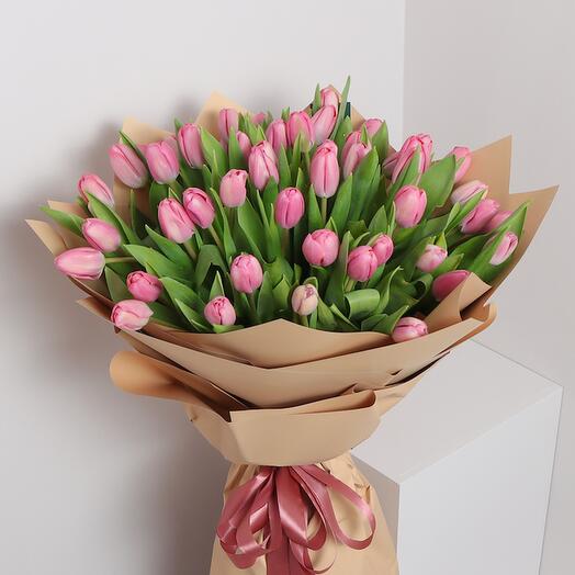 51 Pink Tulips