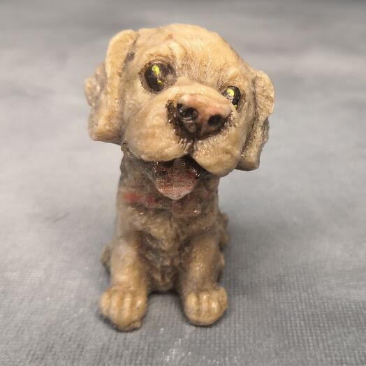 Figurine "Doggie" handmade from granemix
