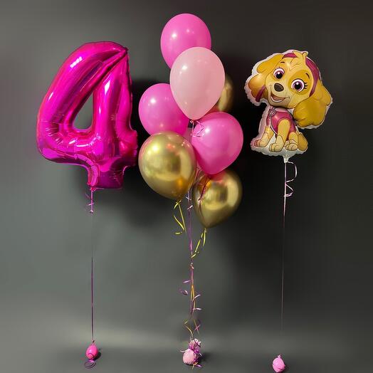 Balloons Puppy Patrol Sky