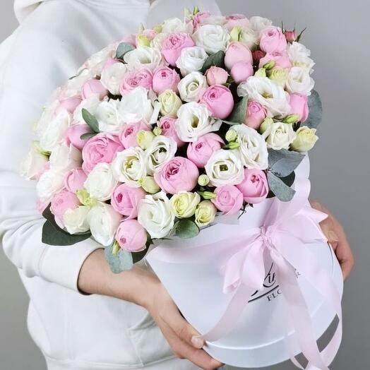 Цветы в коробке(XL)