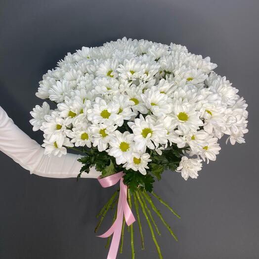 Букет из 15 хризантем
