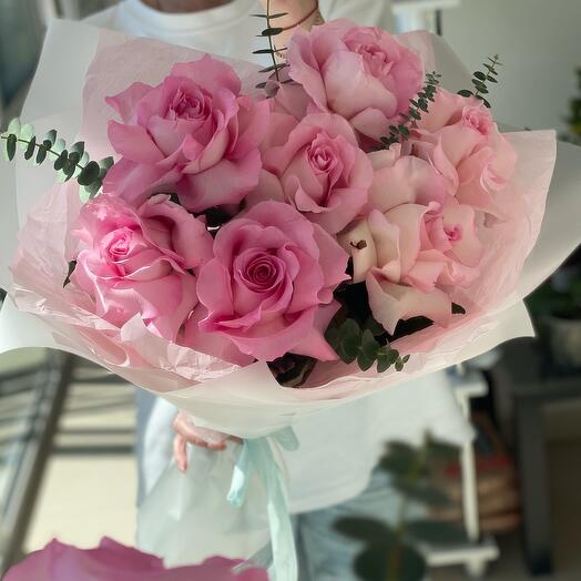 Букет розовое сияние