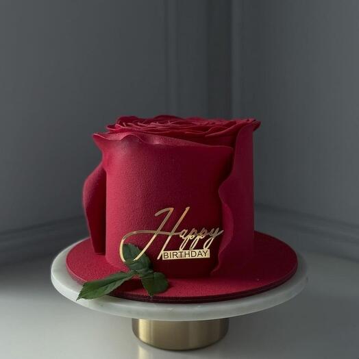 Торт Красная Роза