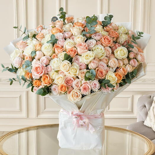 Peach Roses Symphony