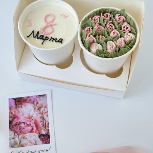 Cake to go 2 штуки на 8 марта