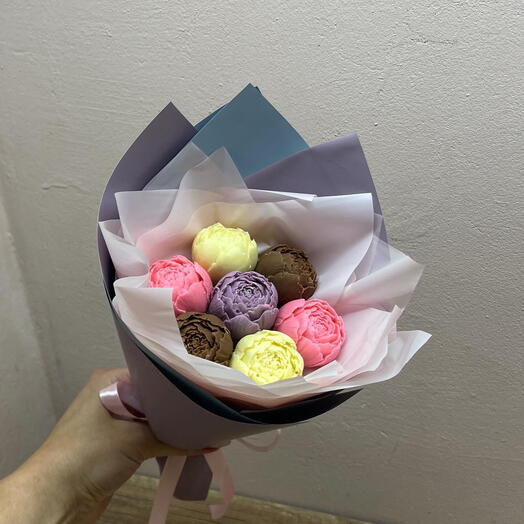 Шоколадные пионы