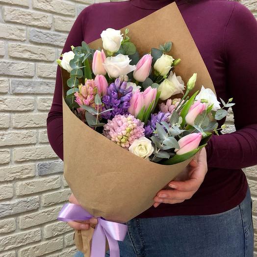 Букет из эустомы в Москве • Flowwow • Купить букеты эустомы с доставкой